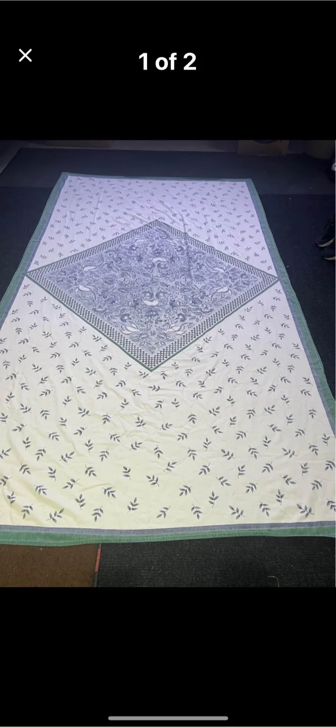 RARE -VILLEROY AND BOCH Tablecloth thumbnail