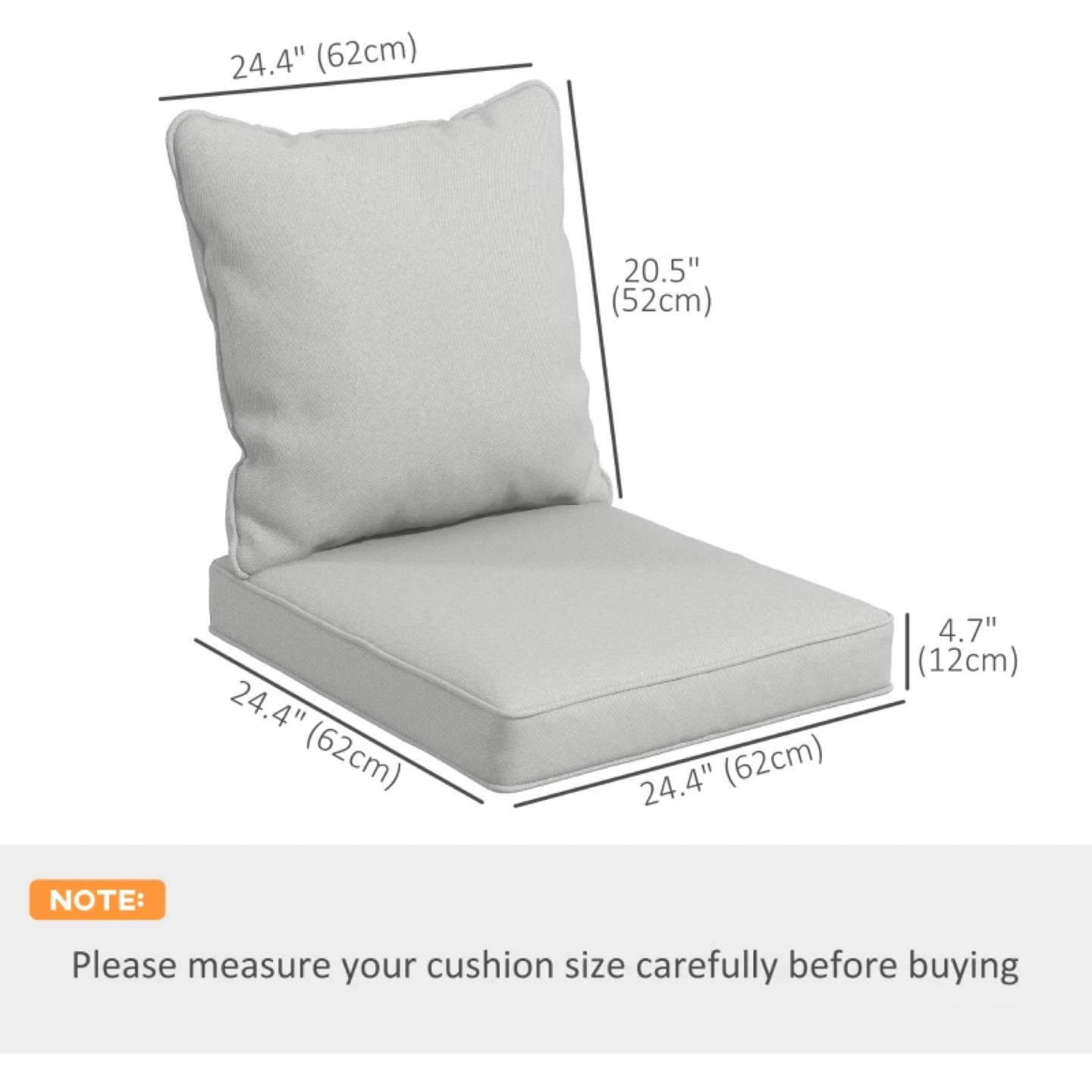 Outdoor Chair Cushions (Set of 2) - photo 3