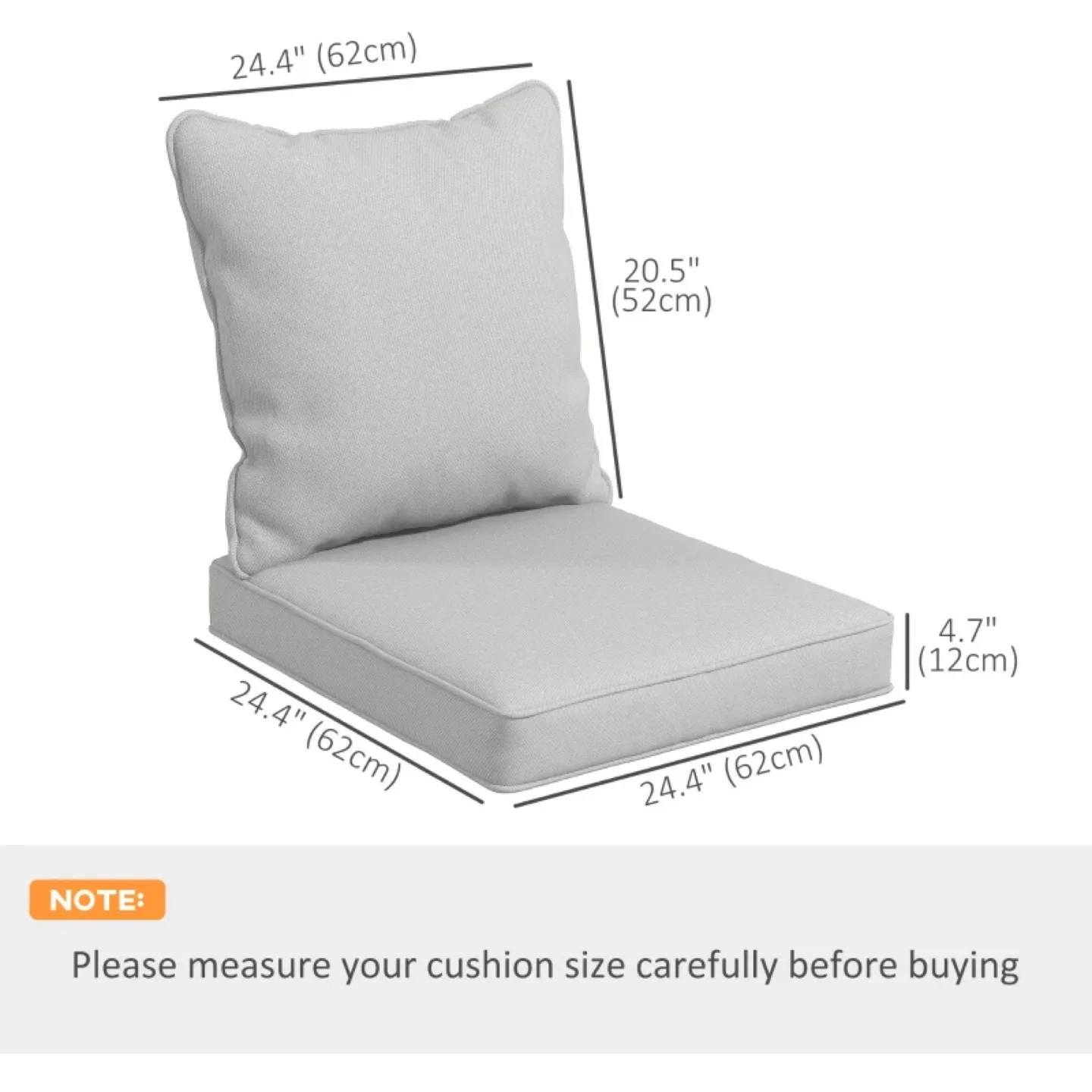 Outdoor Chair Cushions (Set of 2) image indicator(3)