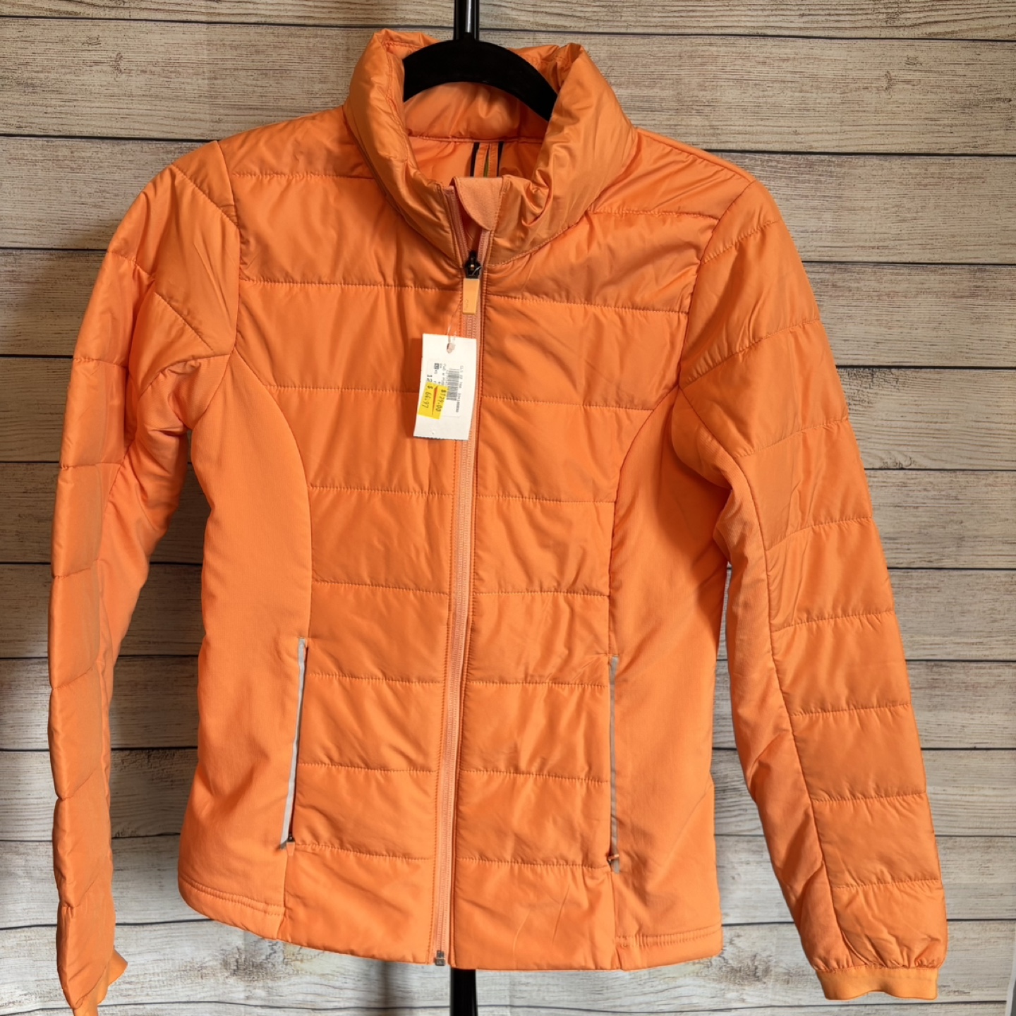 XS NWT Orange Light Puffer Jacket