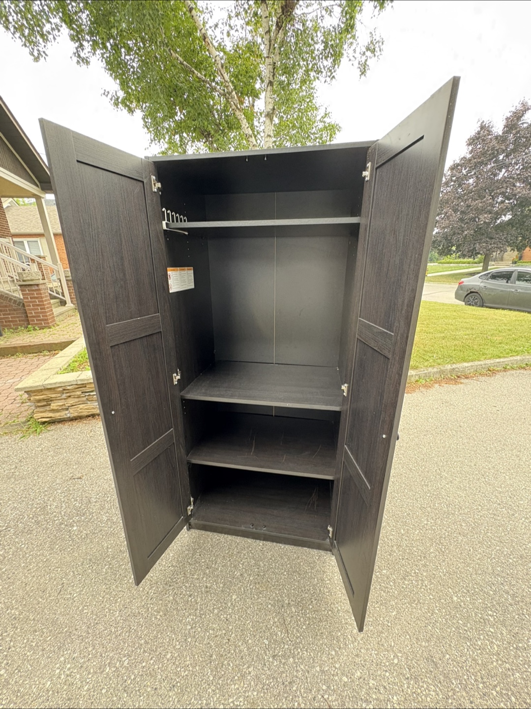 IKEA RAKKESTAD Wardrobe - Dark Brown - photo 3