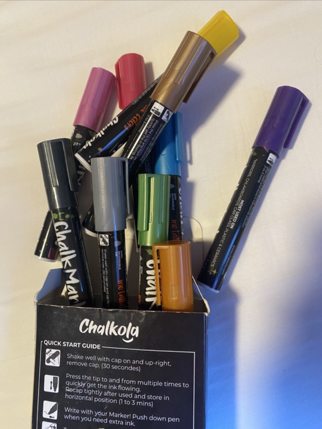 Chalk Calendar Board with Markers - photo 3