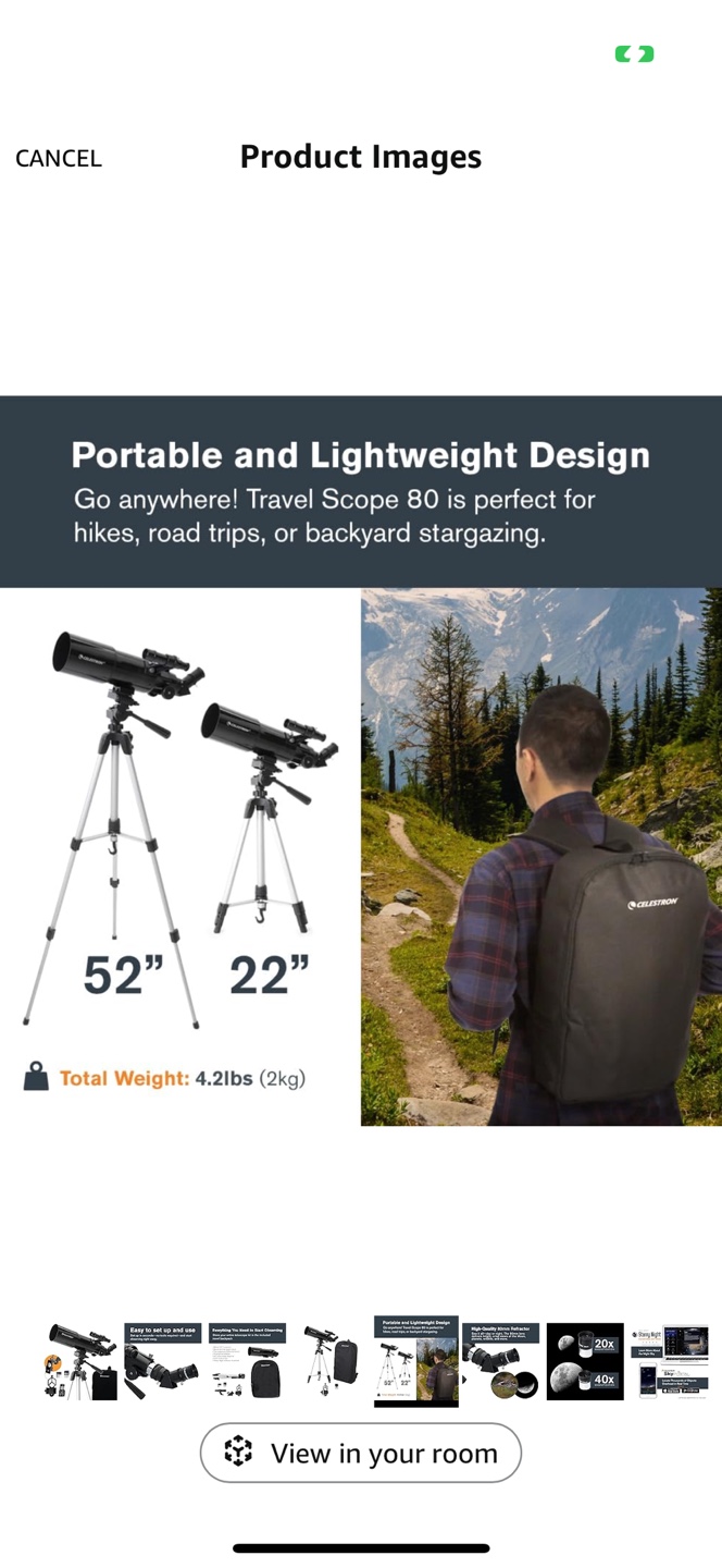 Celestron Telescope with Carrying Case - photo 5