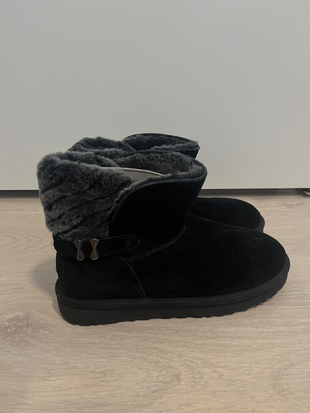 UGG Black Suede Mini Boots (AUTHENTIC) - photo 4
