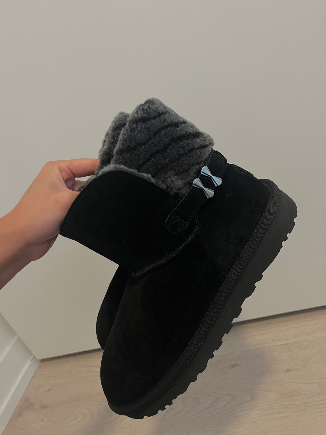 UGG Black Suede Mini Boots (AUTHENTIC) - photo 2