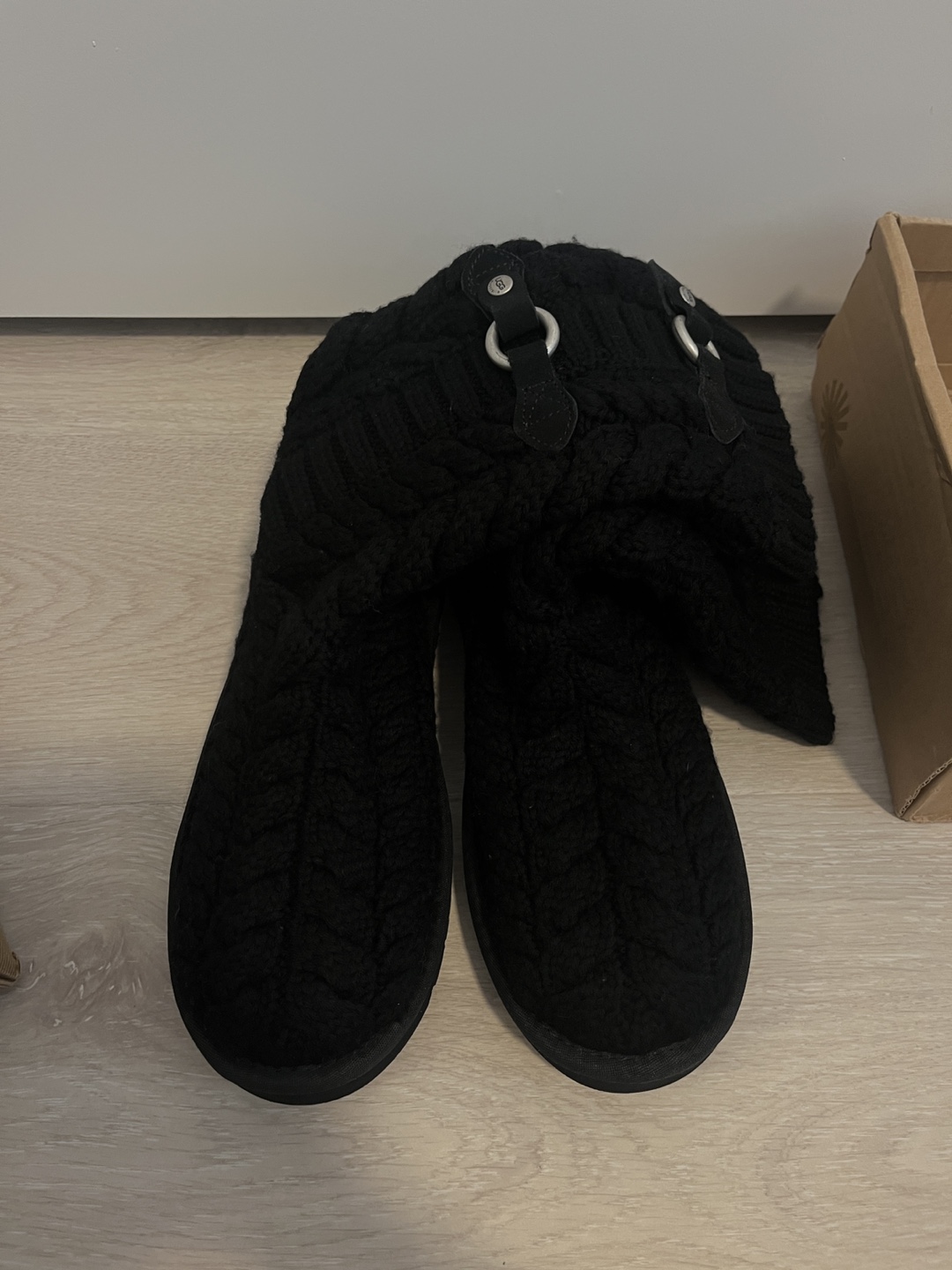 UGG Australia Black Knit Boots (AUTHENTIC) - photo 3