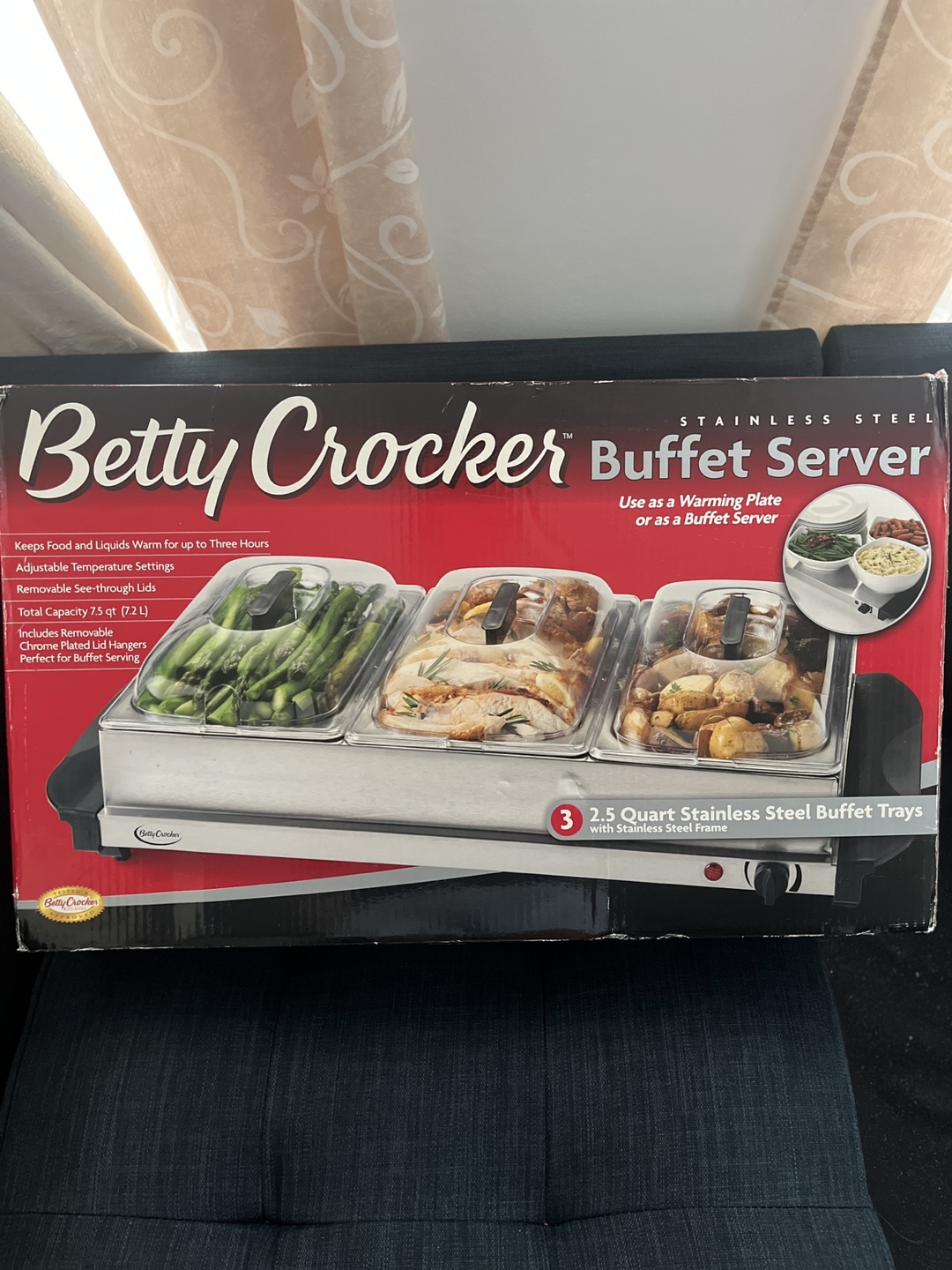 Betty Crocker Buffet Server, Stainless Steel