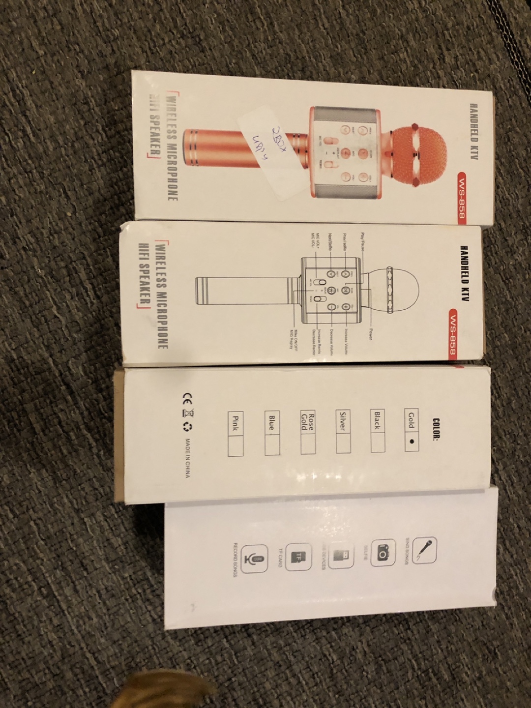 Wireless Microphone -Gold