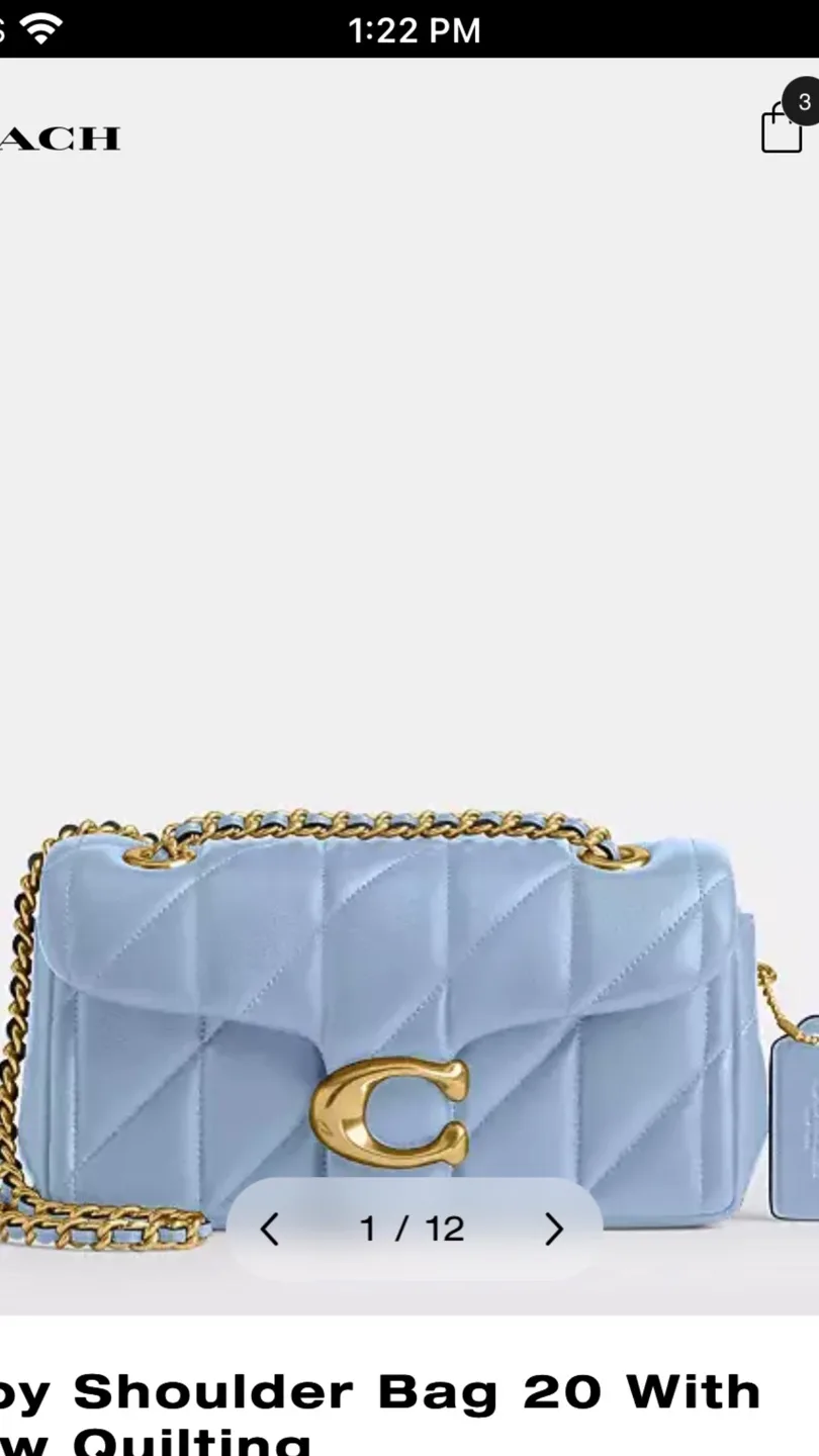 Coach Tabby Shoulder Bag 20 - Pink thumbnail