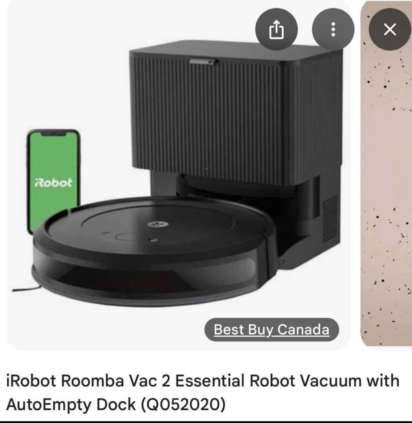iRobot Roomba Vac 2 Essential Robot Vacuum
