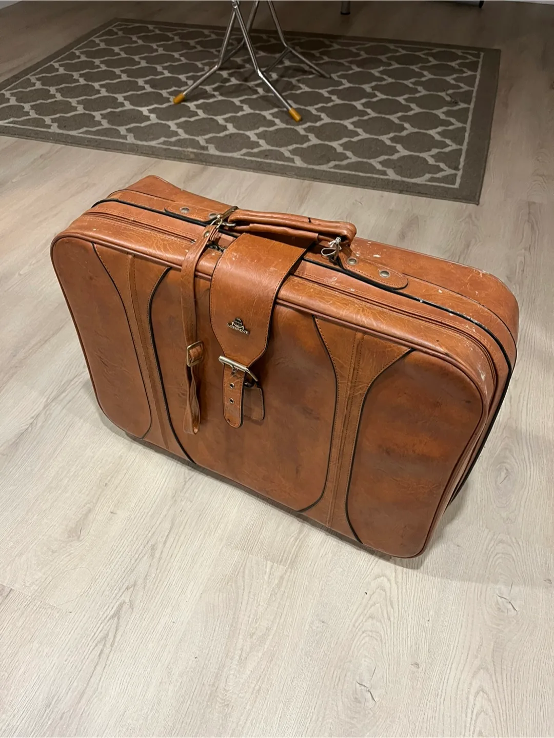 McBrine Vintage Brown Suitcase
