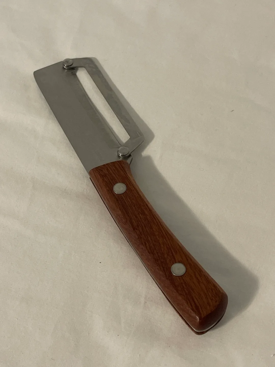 Chef’s Meat Knife & Vegetable Peeler Set – Wood Handle Brand New image indicator(4)