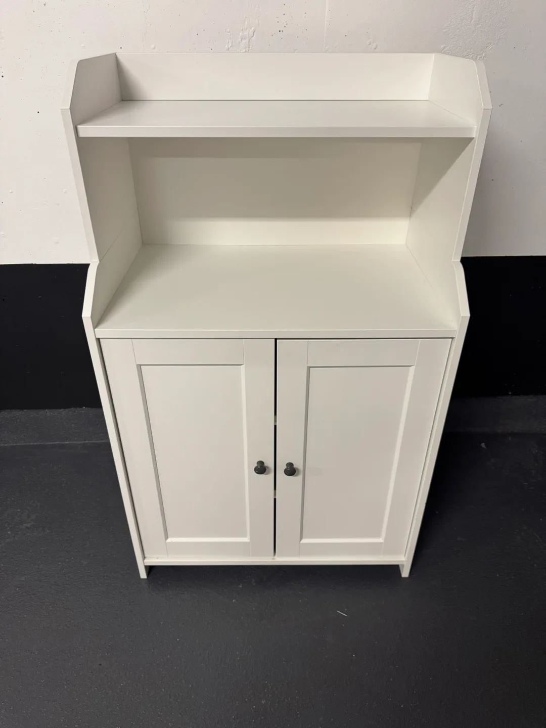 HAUGA Cabinet with 2 doors, white, 70x116 cm (27 1/2x45 5/8 ") thumbnail