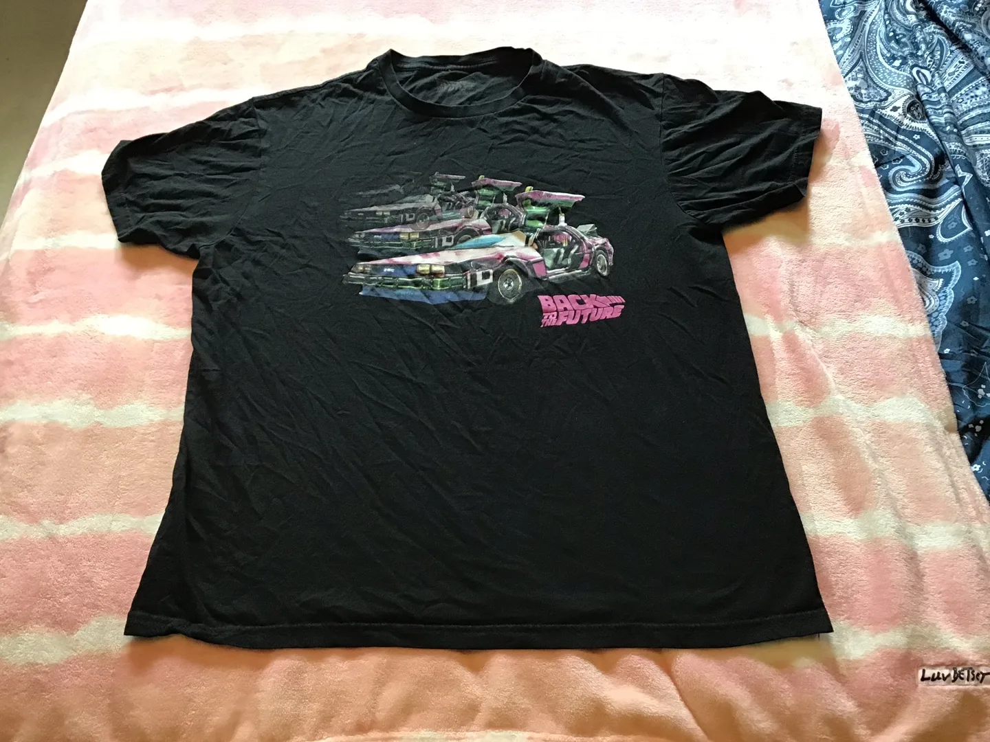 🤩 Back to the Future T-Shirt, Black thumbnail