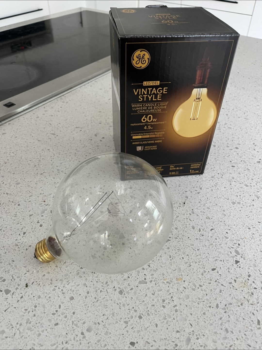 4 Vintage Style 60W Light Bulb