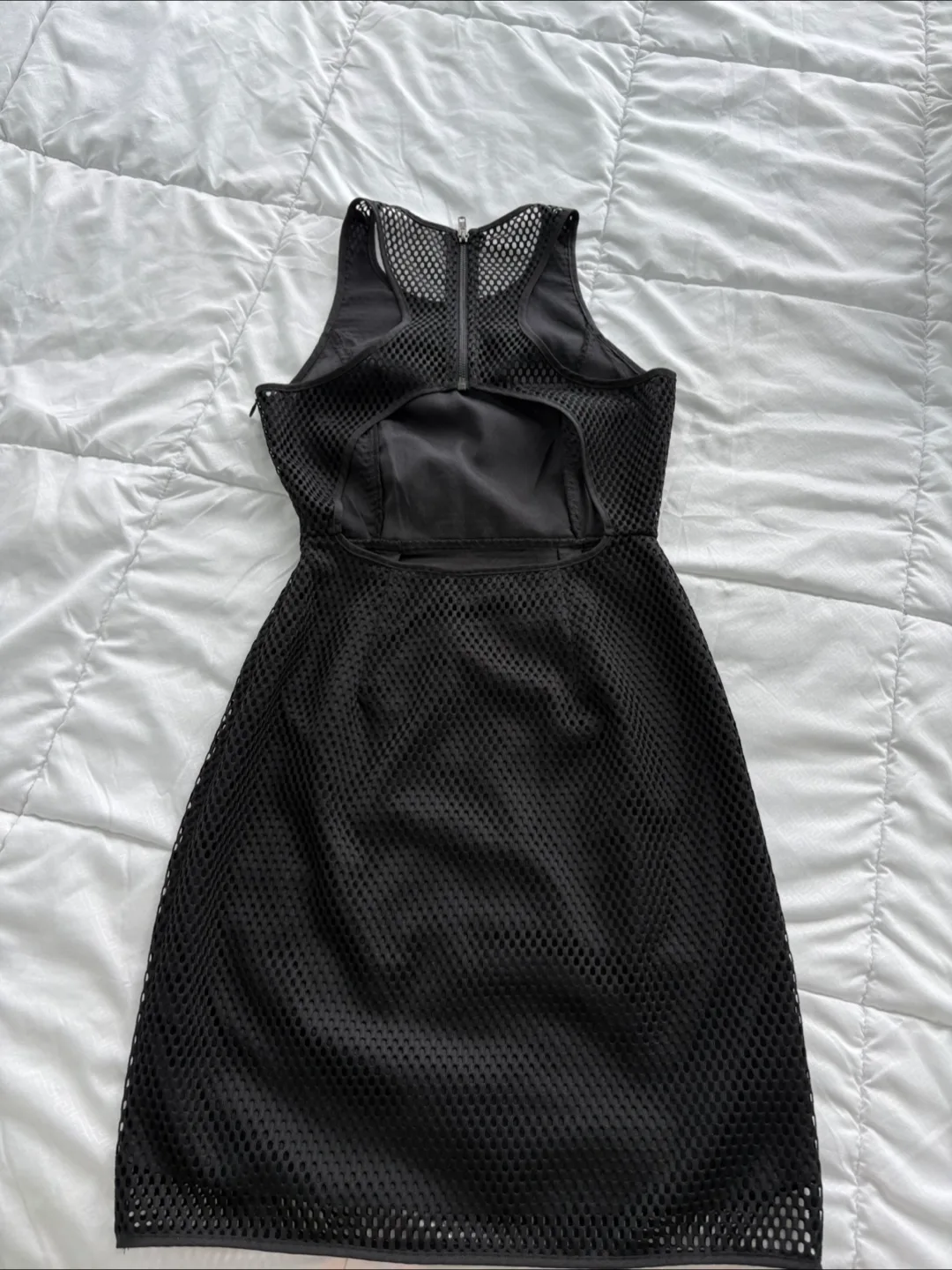Black Sleeveless Mesh Dress thumbnail