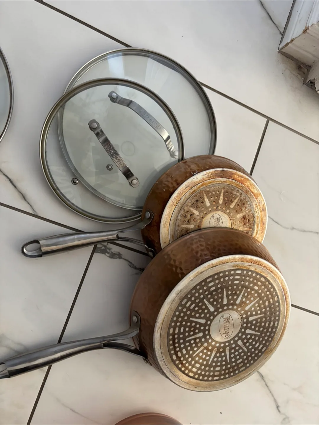 The Rock Copper Non-Stick Fry Pan Set image indicator(5)