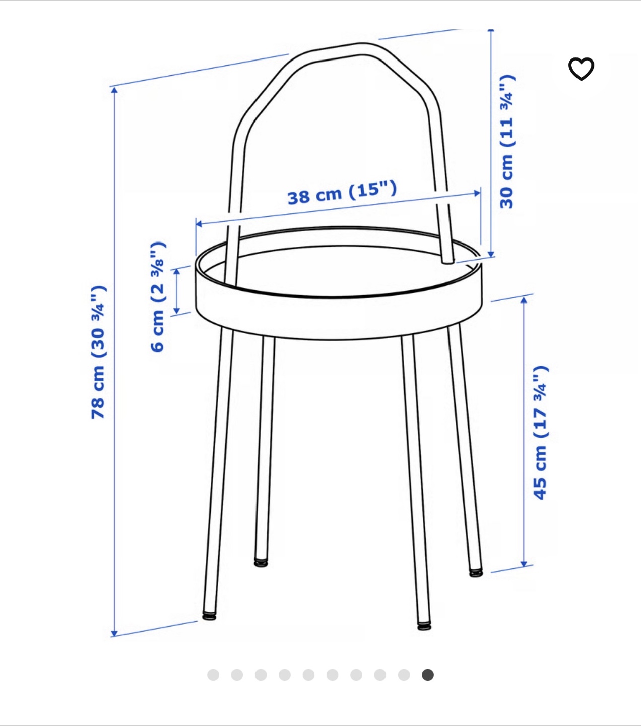 IKEA GLADOM Tray Table - photo 5