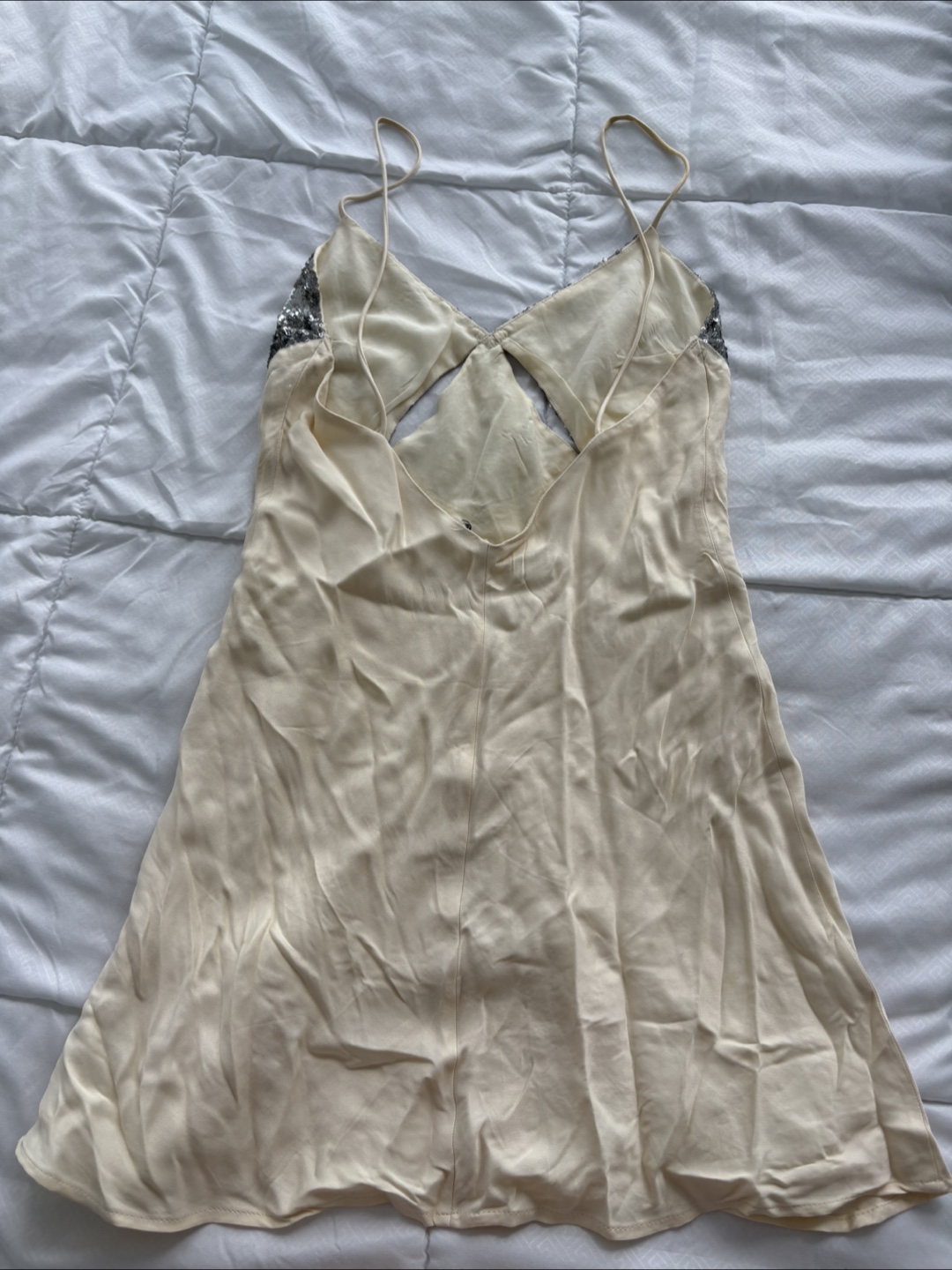 Sequin Detail Mini Dress - photo 3