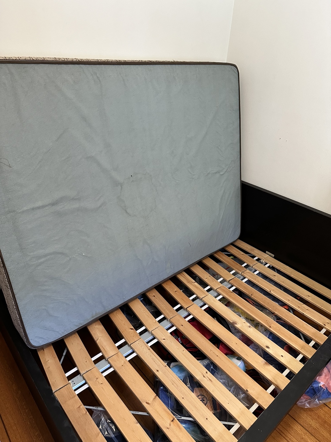 IKEA Malm Queen Bed Frame - black + Serta Mattress - photo 3