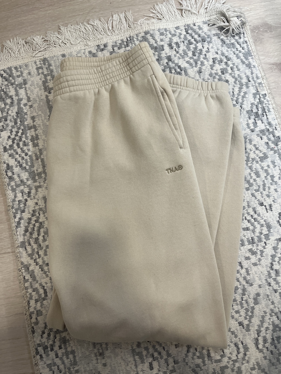 TNA Sweatfleece Cozy Fleece Perfect Fit Pants - L
