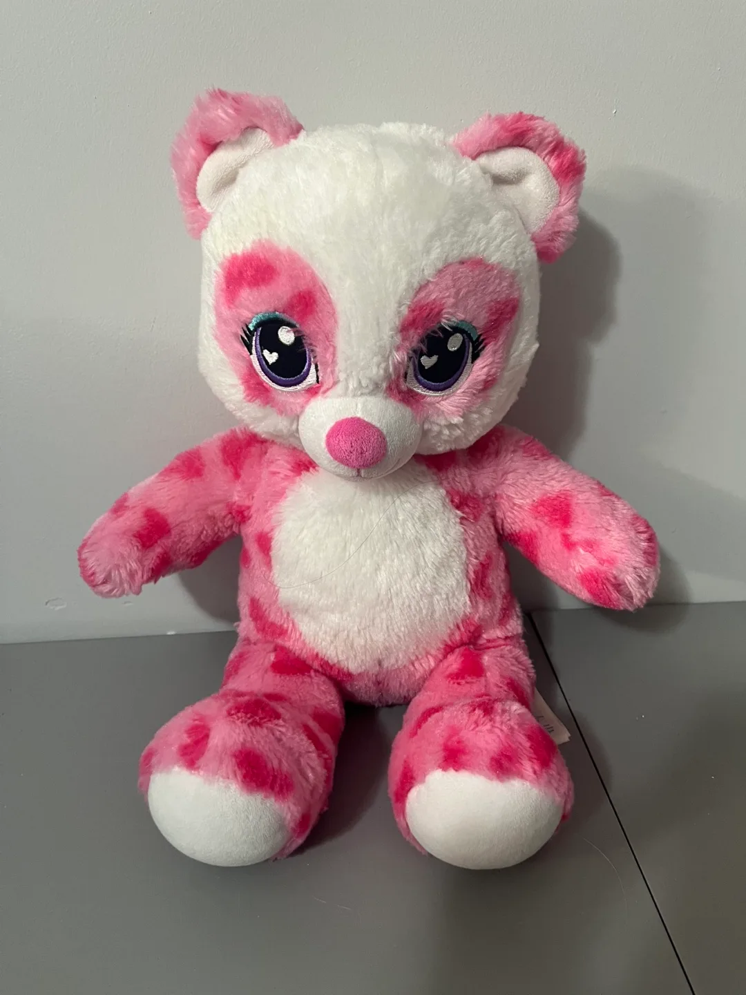 Build-A-Bear Pink Spotted Panda Plush thumbnail