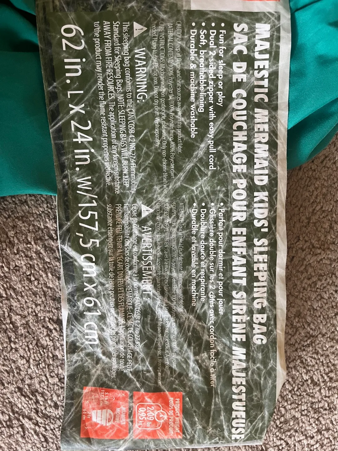 Majestic Mermaid Sleeping Bag image indicator(4)