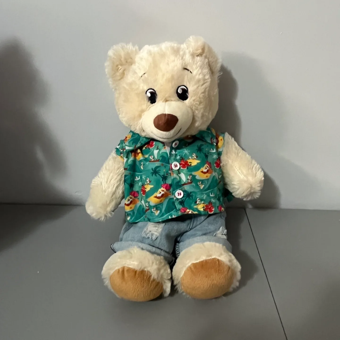 Build-A-Bear Plush Toy with Hawaii Outfit thumbnail