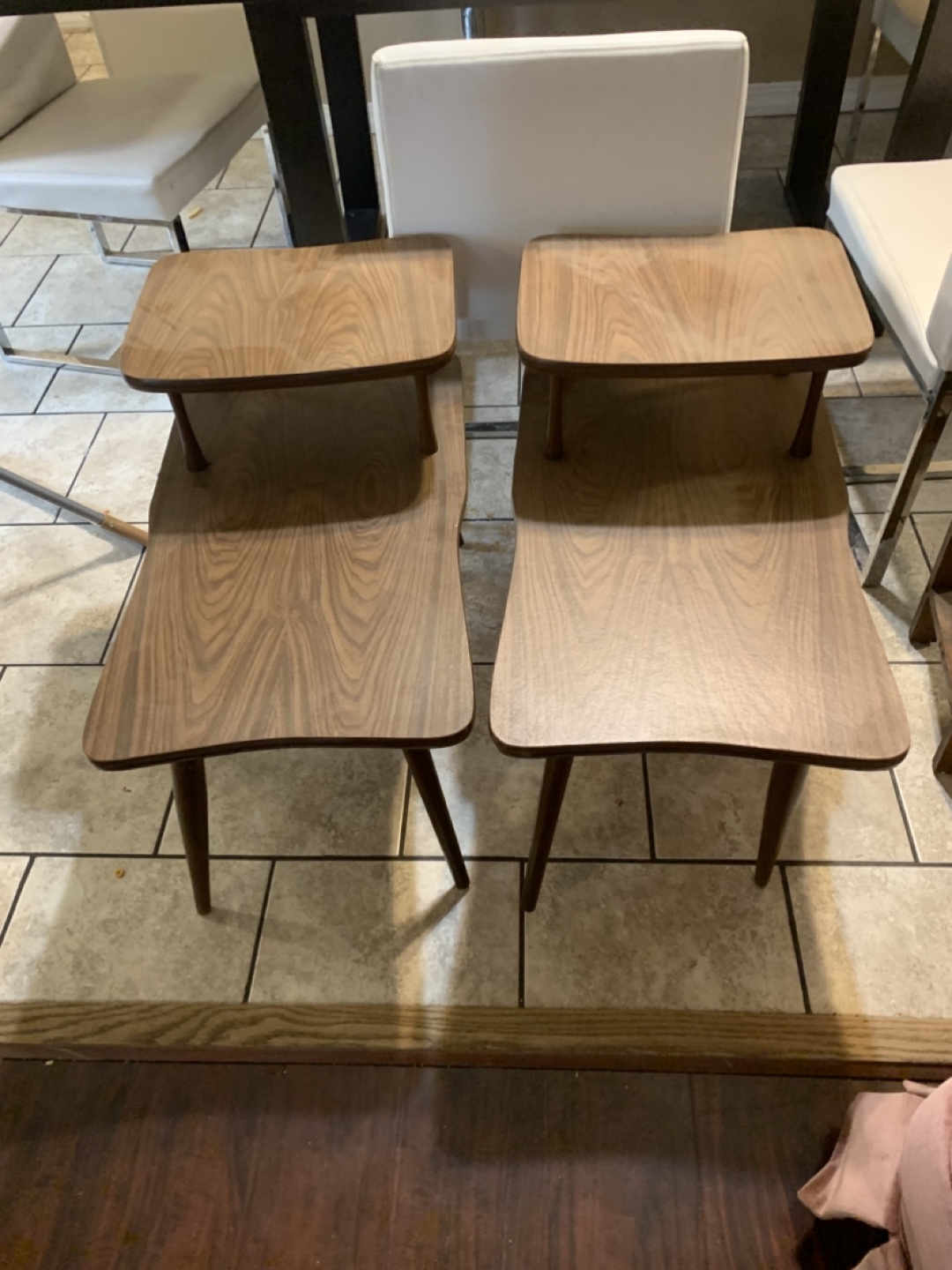 Mid-Century Modern Side Tables - Pair
