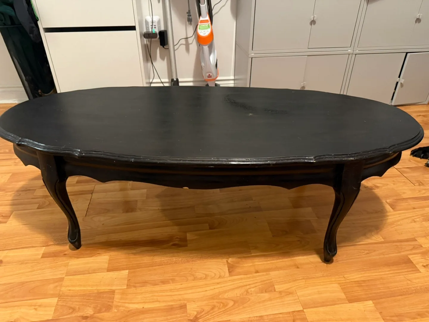 Black Oval Coffee Table thumbnail