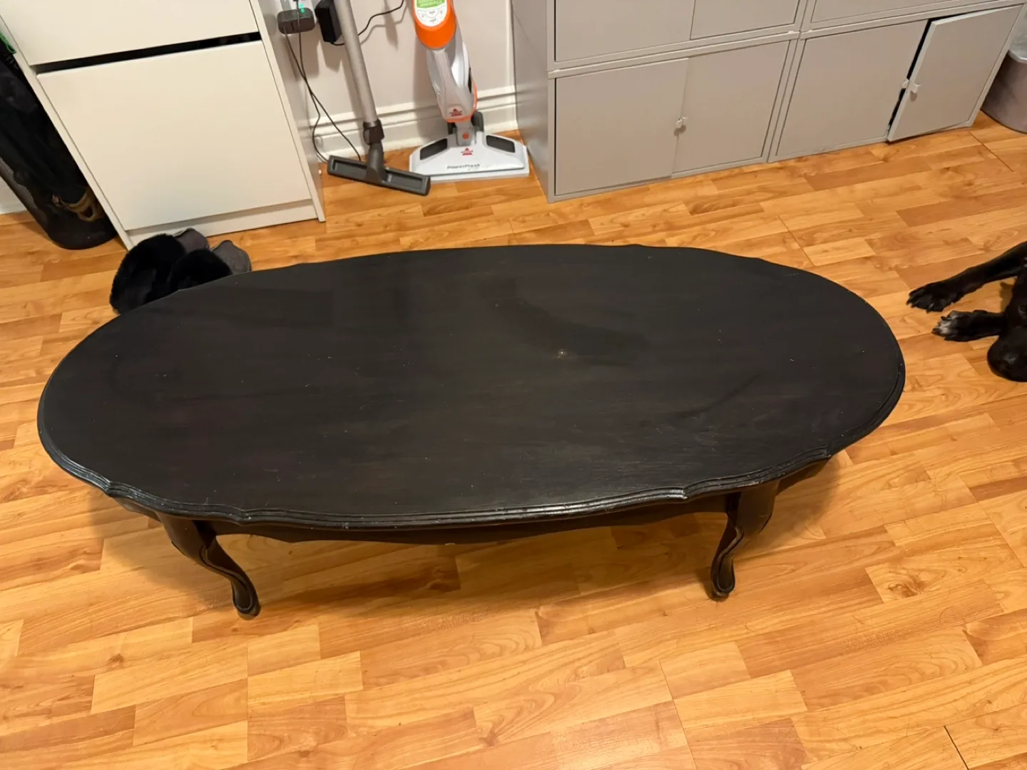 Black Oval Coffee Table image indicator(2)