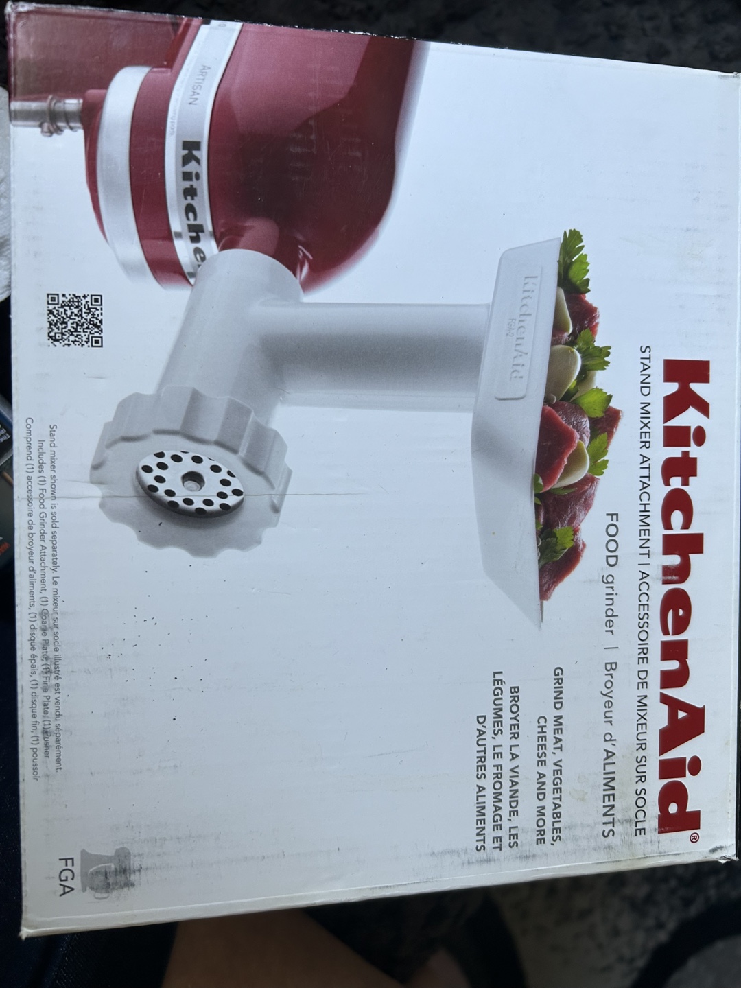 KitchenAid Food Grinder Stand Mixer Attachment - NEW
