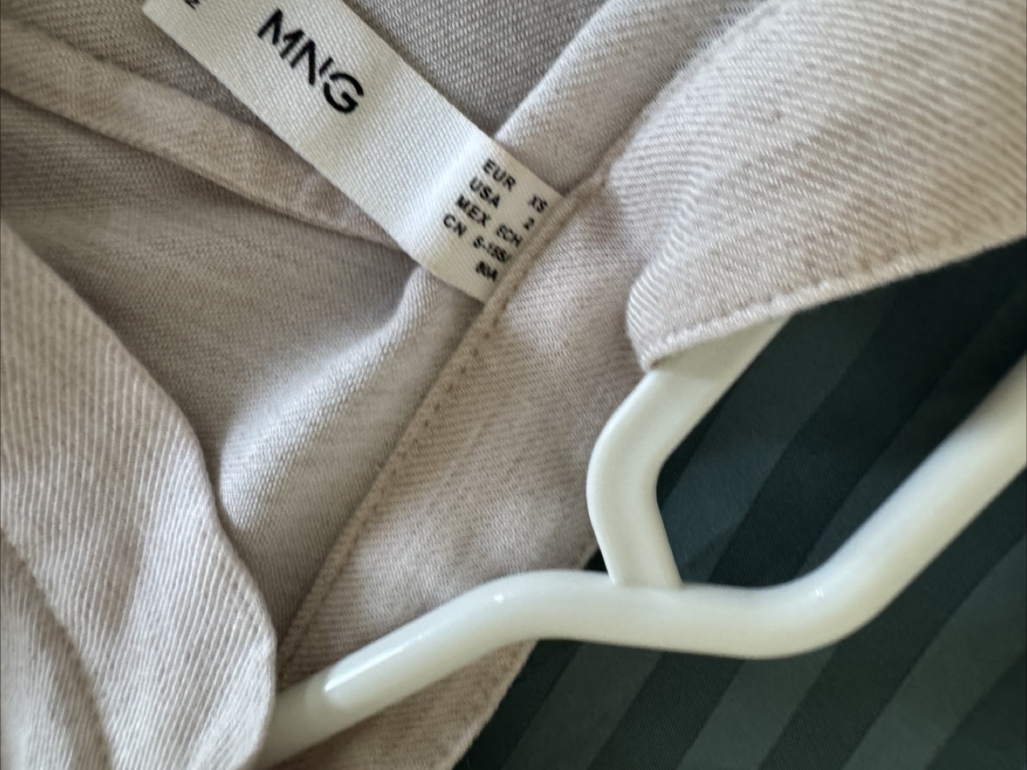 MNG Beige Long Sleeve Shirt - Size XS - photo 2