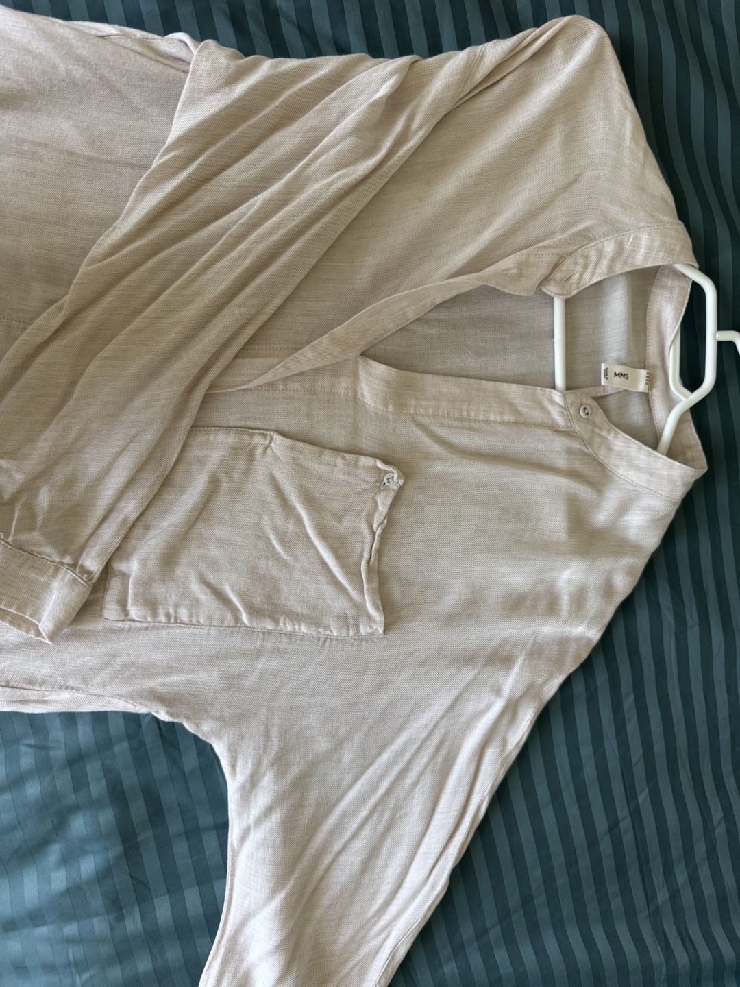 MNG Beige Long Sleeve Shirt - Size XS - photo 3