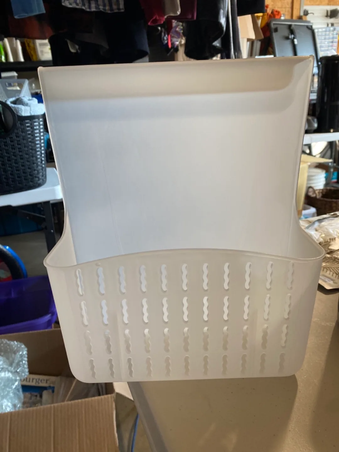 White Over the Sink Kitchen Caddy thumbnail