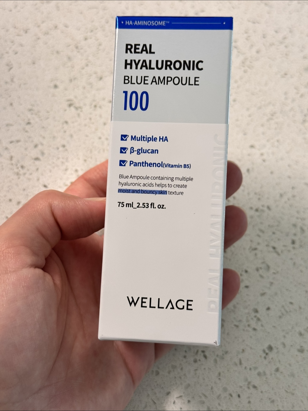 Wellage Real Hyaluronic Blue Ampoule 100