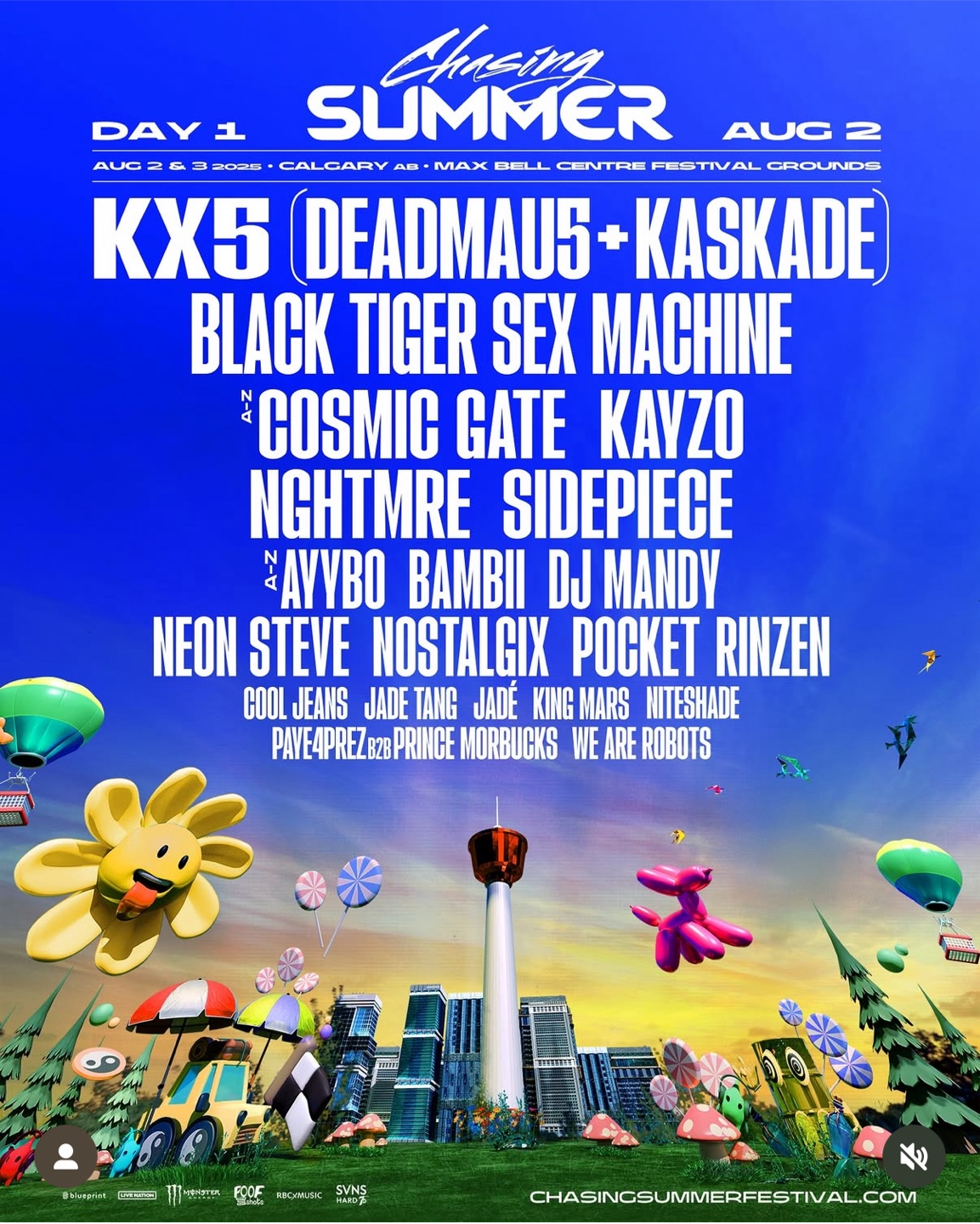 Chasing Summer Saturday tickets x2
