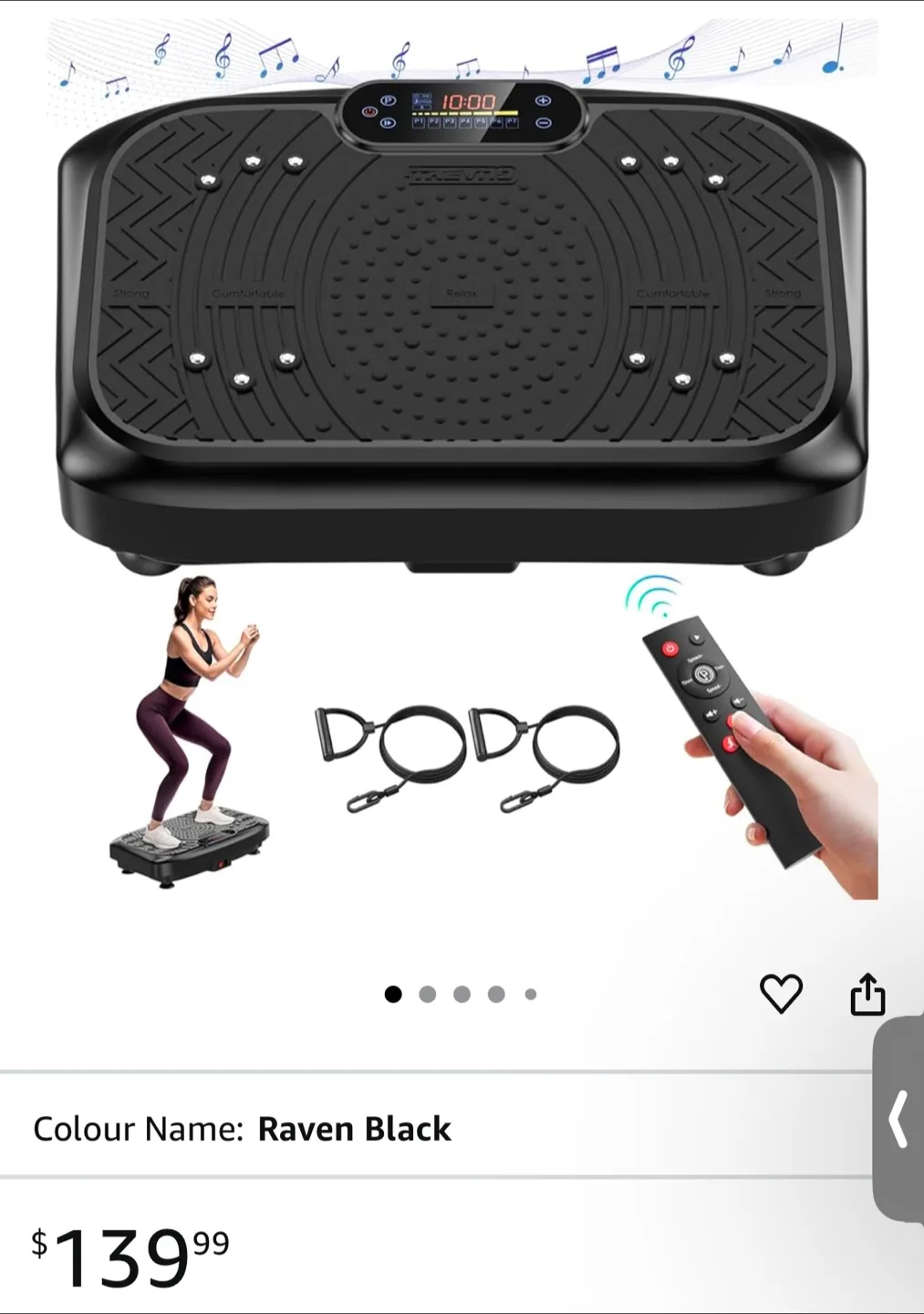 Trevino Vibration Plate Exercise Machine image indicator(2)