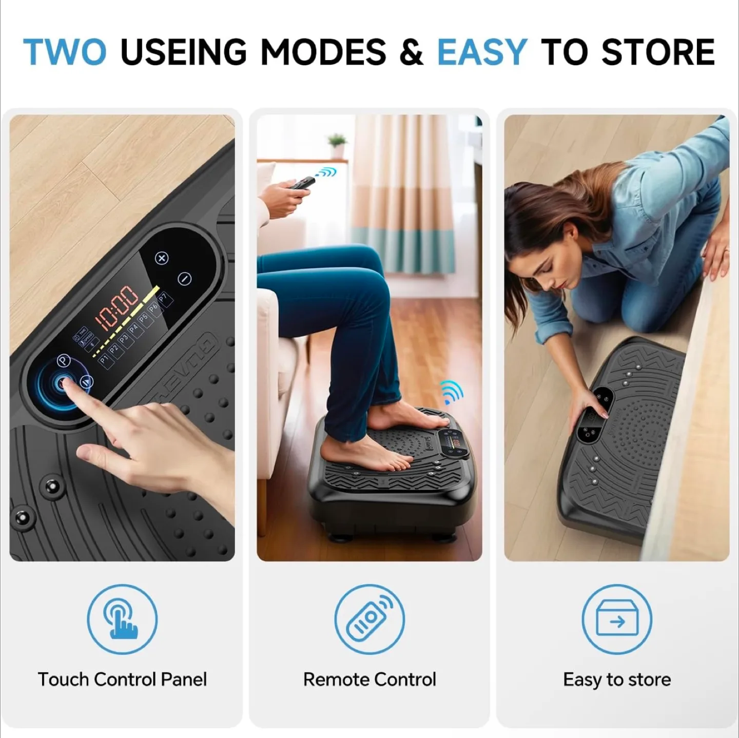 Trevino Vibration Plate Exercise Machine image indicator(8)