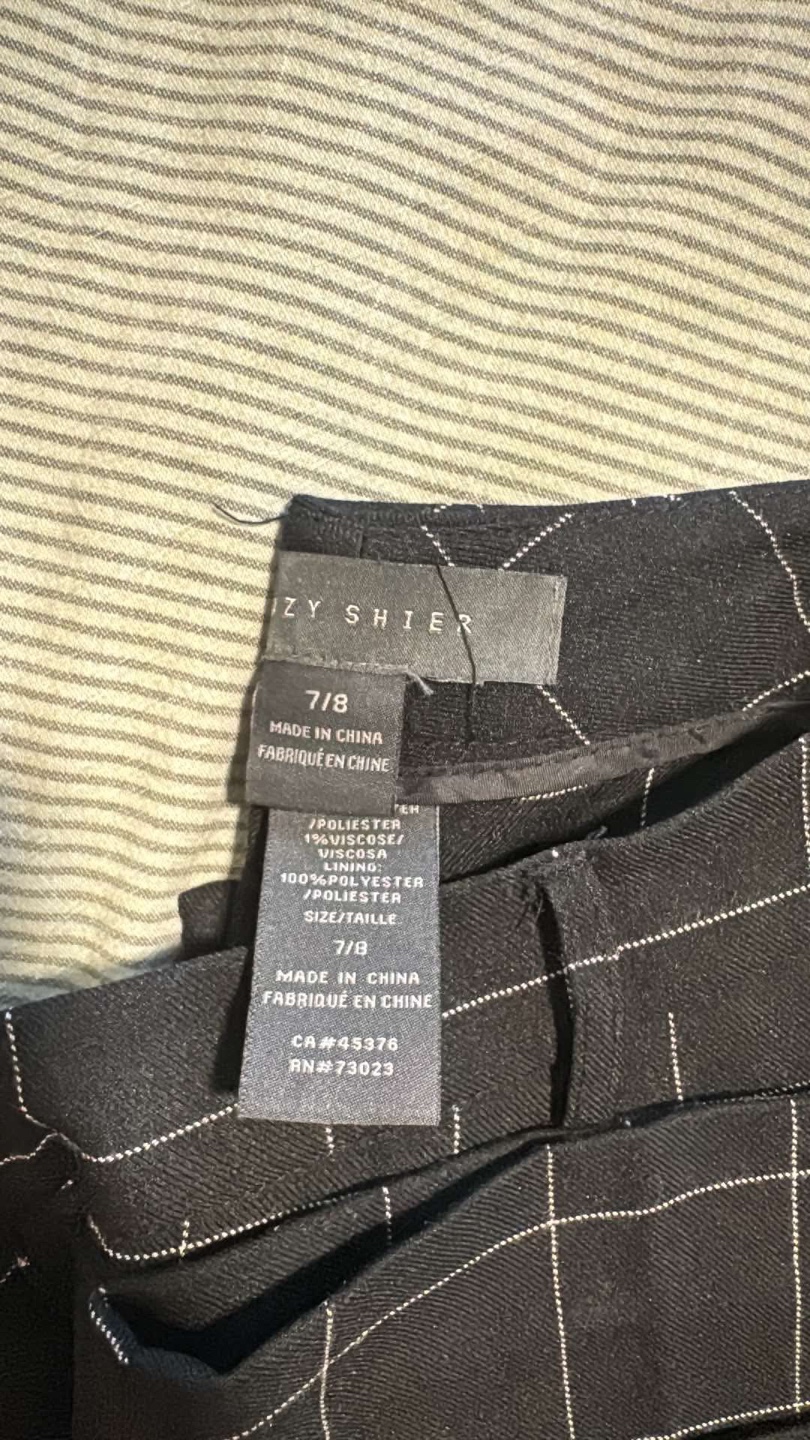 Izy Shier Plaid Pants - Size 7/8 - photo 4