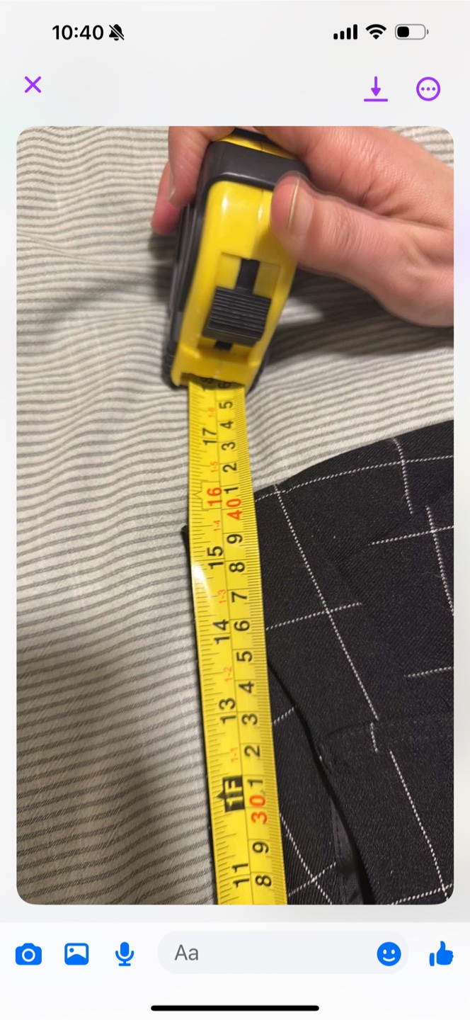 Izy Shier Plaid Pants - Size 7/8 - photo 3