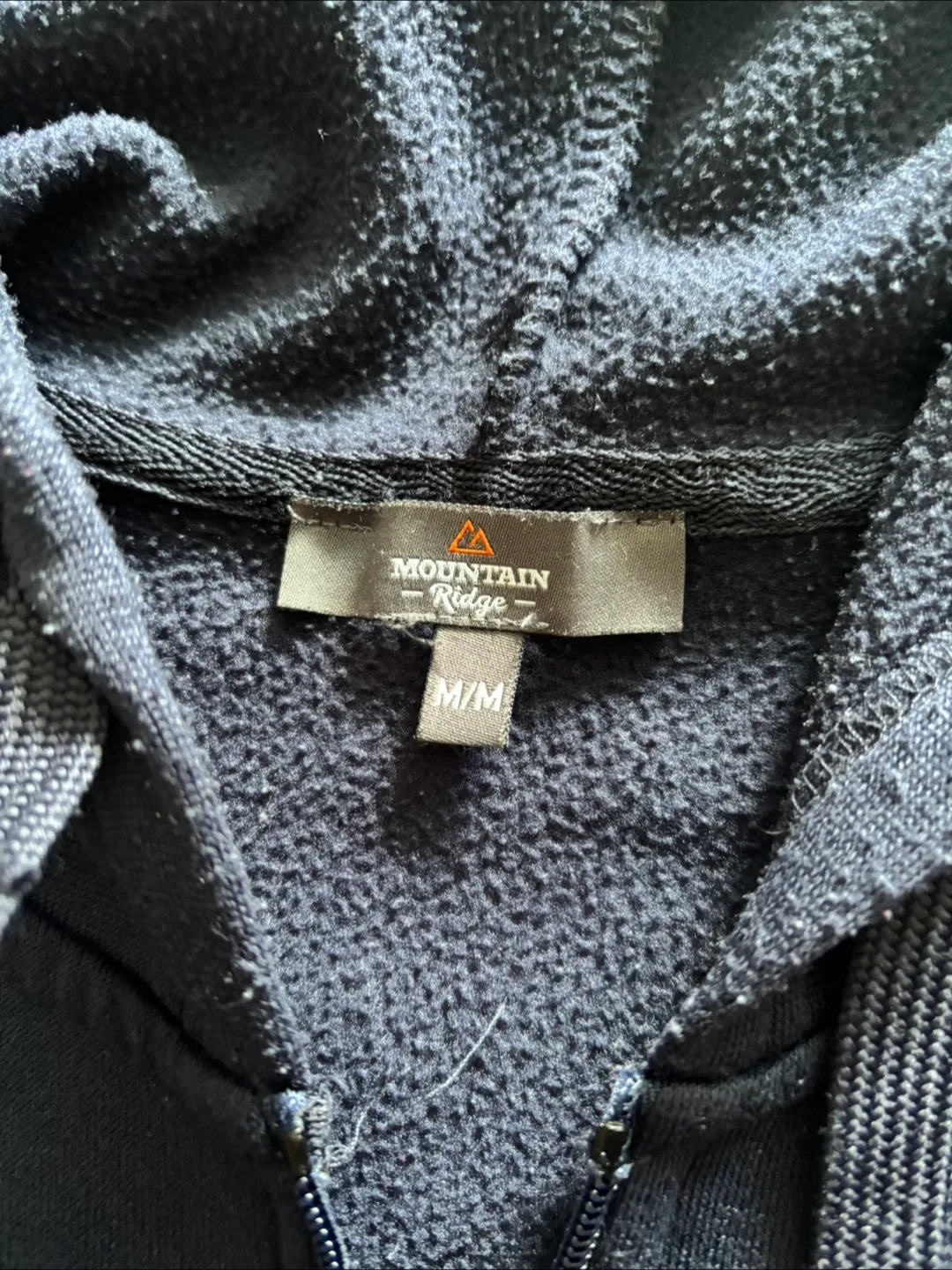 Navy Blue Zip-Up Hoodie - Size M image indicator(3)