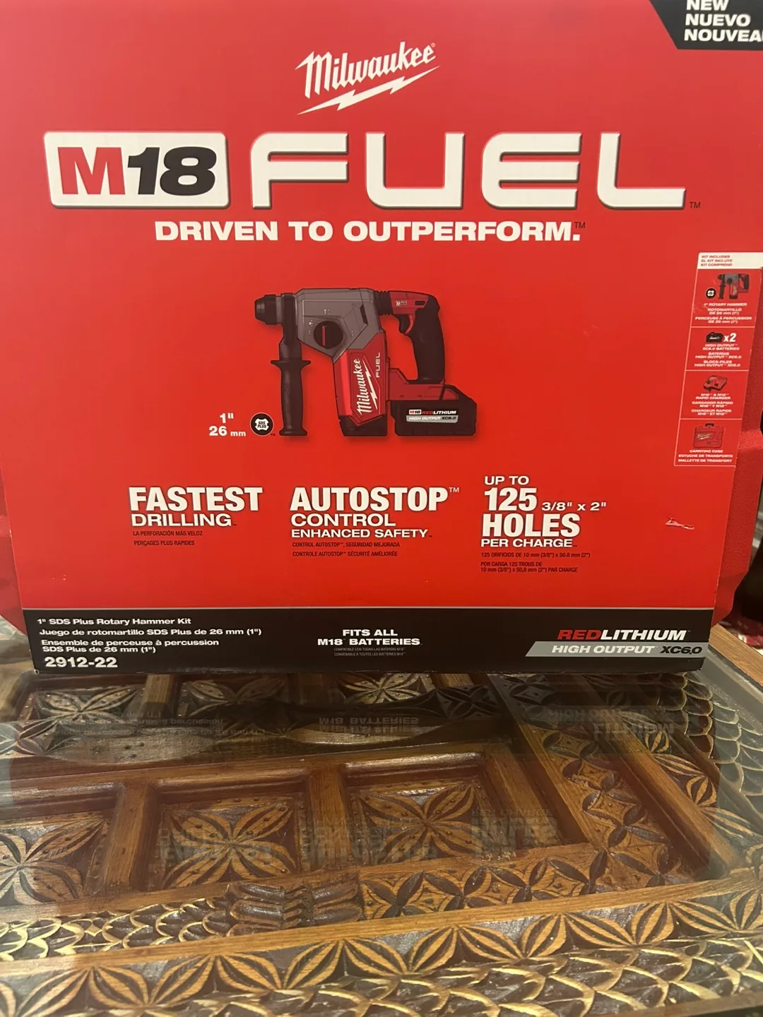 Milwaukee M18 FUEL 1" SDS Rotary Hammer Kit thumbnail