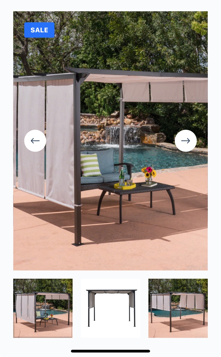 Convey Gray Pergola - New in Box!