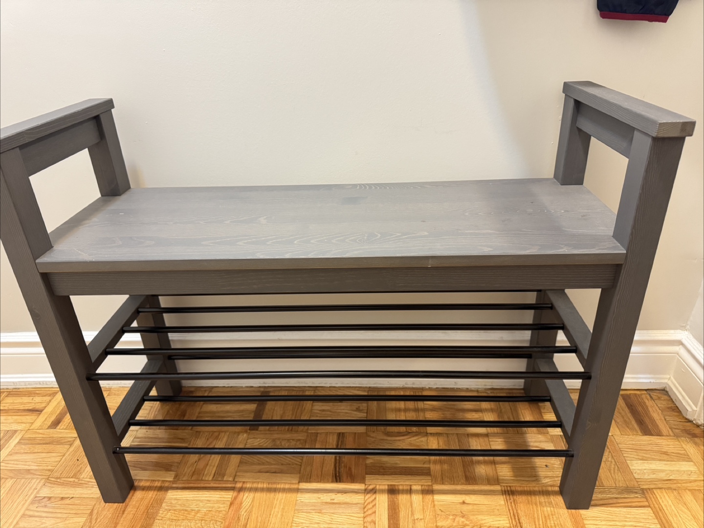 Bench with Shoe Storage - photo 3