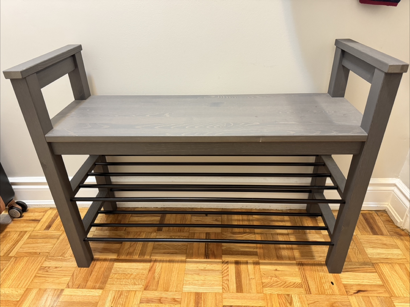 Bench with Shoe Storage