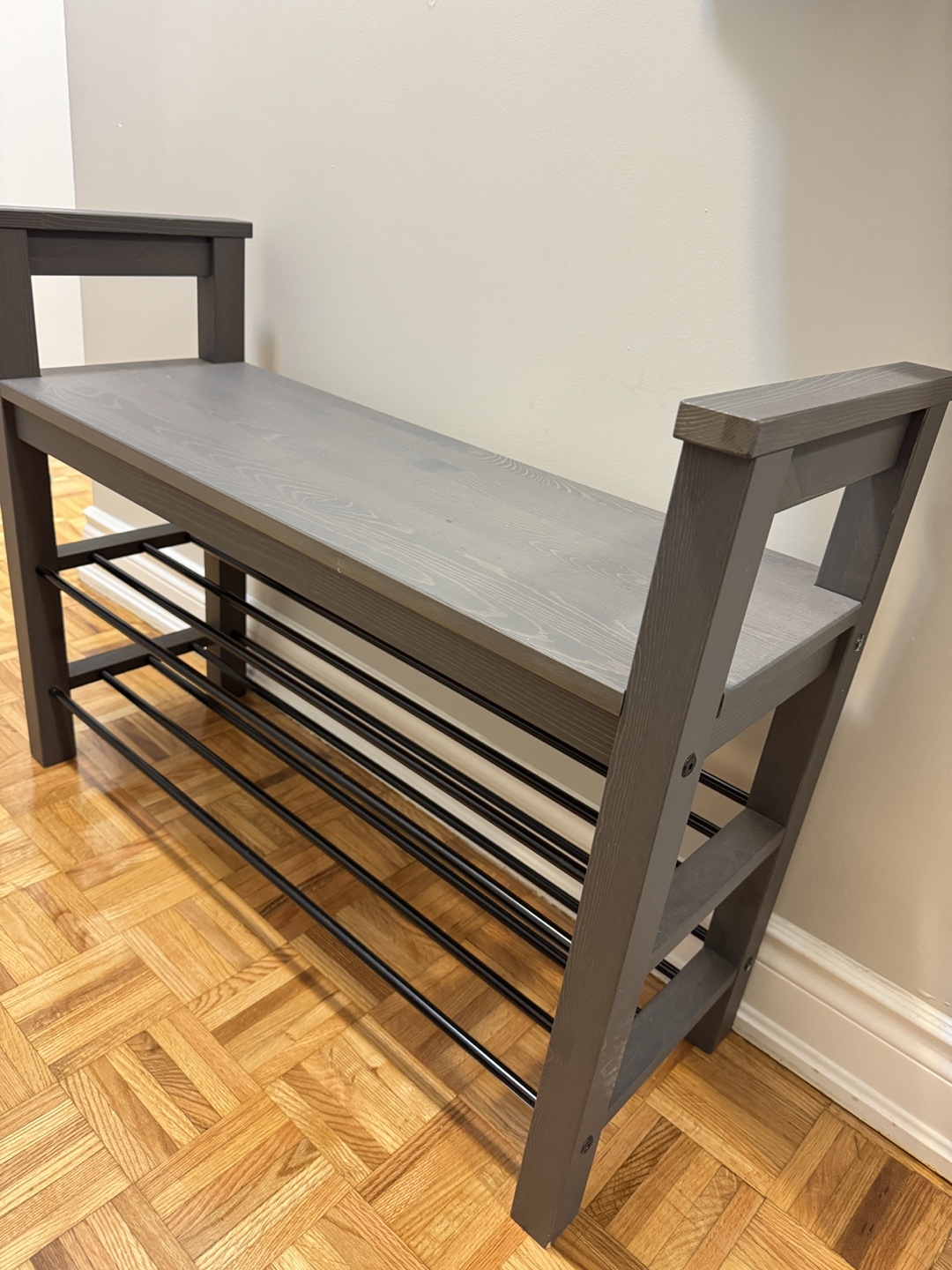 Bench with Shoe Storage - photo 2