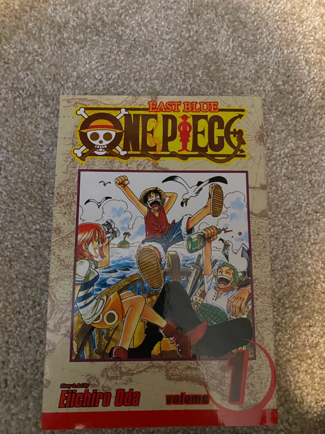 One Piece, Vol. 1 by Eiichiro Oda thumbnail