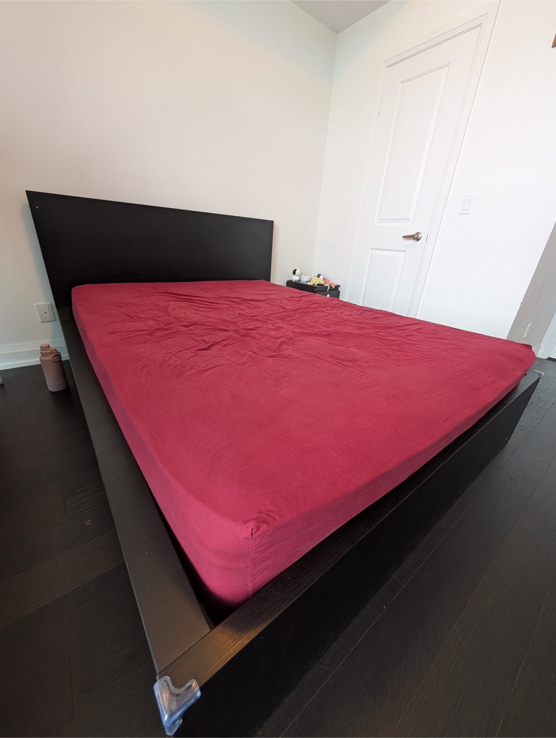 IKEA Queen Size Malm Bed Frame +12 inch Crystli Mattress - photo 2