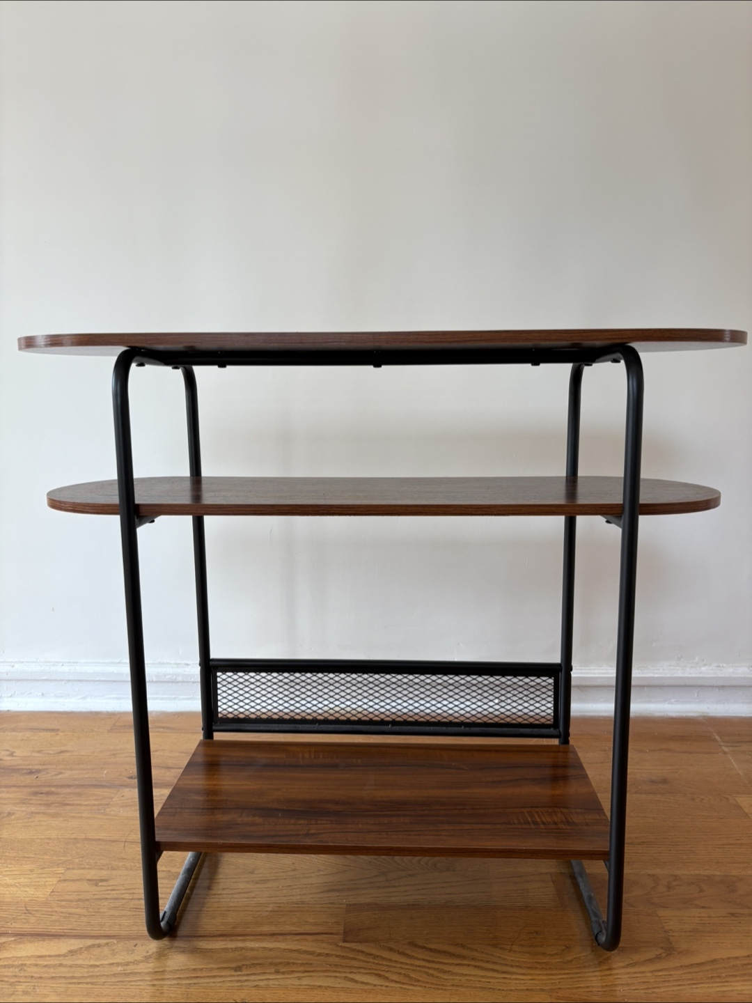 3-Tier Brown Wooden Shelf/console - photo 2